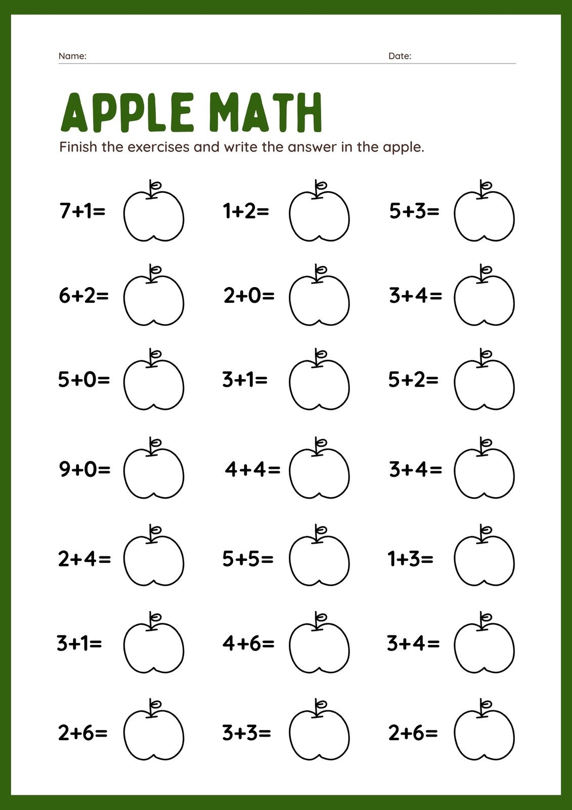 Customize 961 Kindergarten Math Worksheets Templates Online Canva