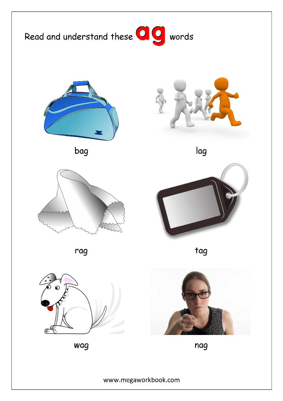 CVC Worksheets CVC Words For Kindergarten Word Family 