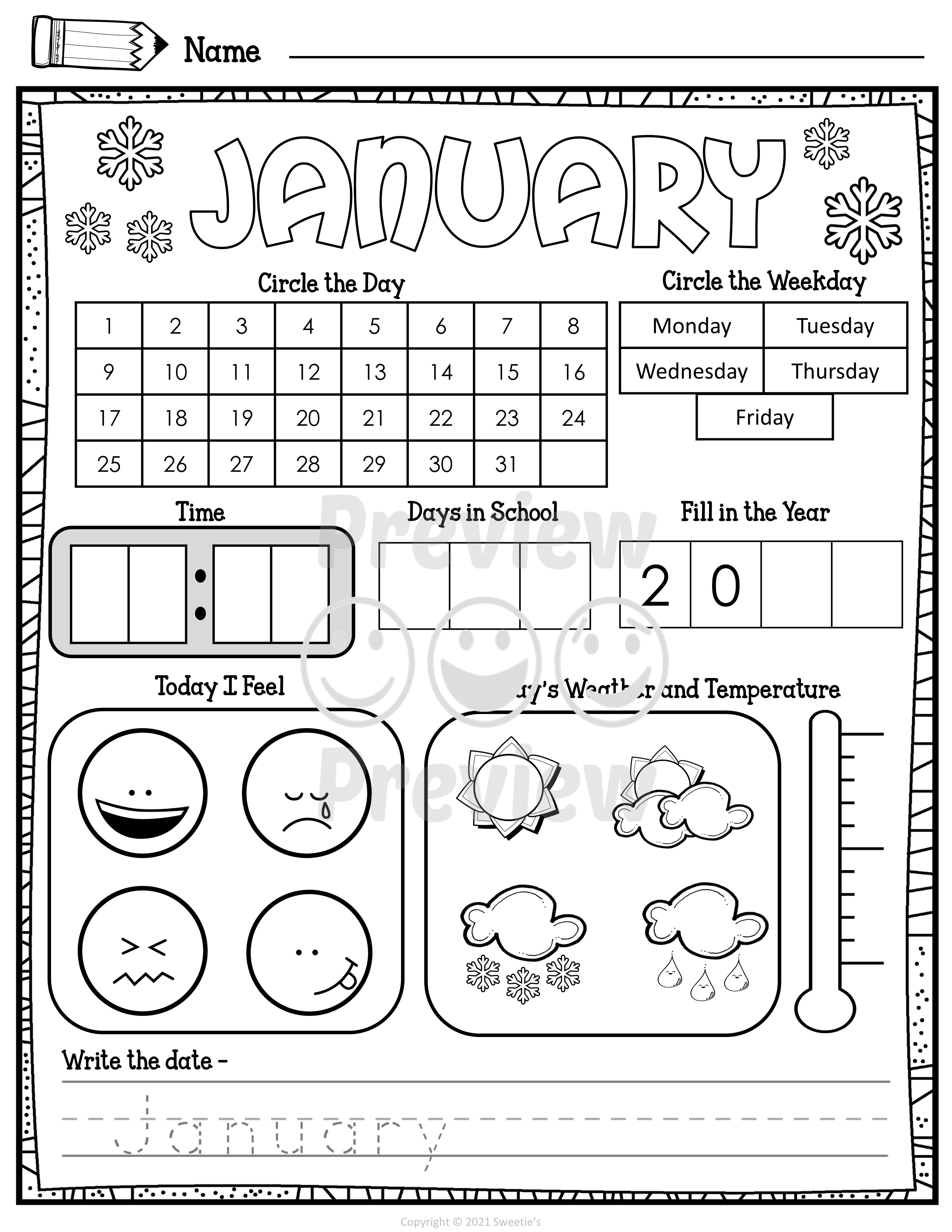 Daily Calendar Journal