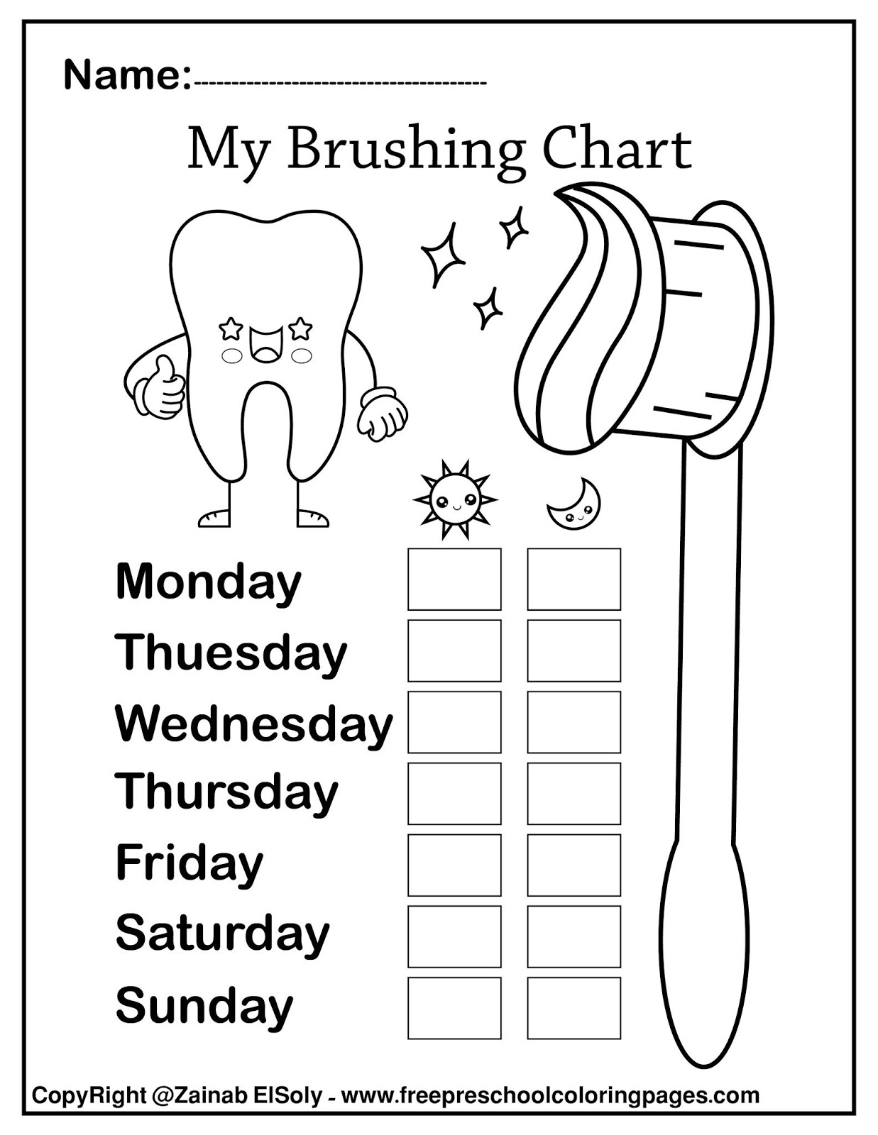 Dental Printables Printable Party Favors