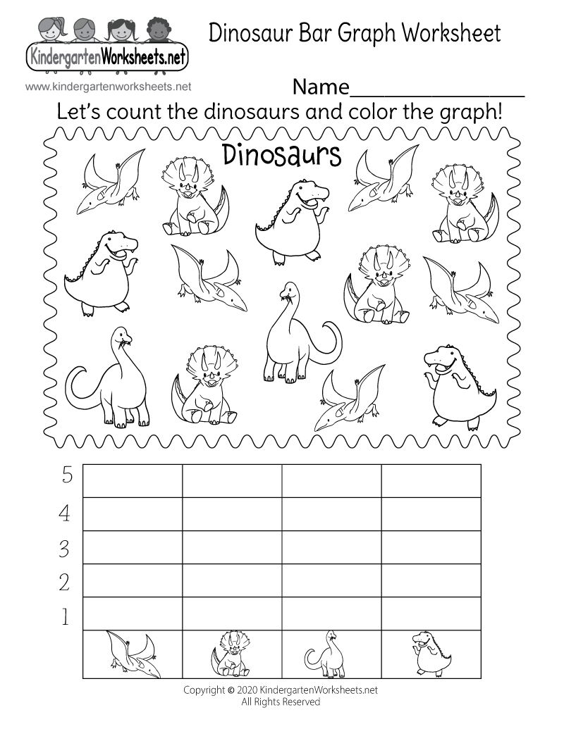 Dinosaur Bar Graph Worksheet Free Printable Digital U0026 PDF