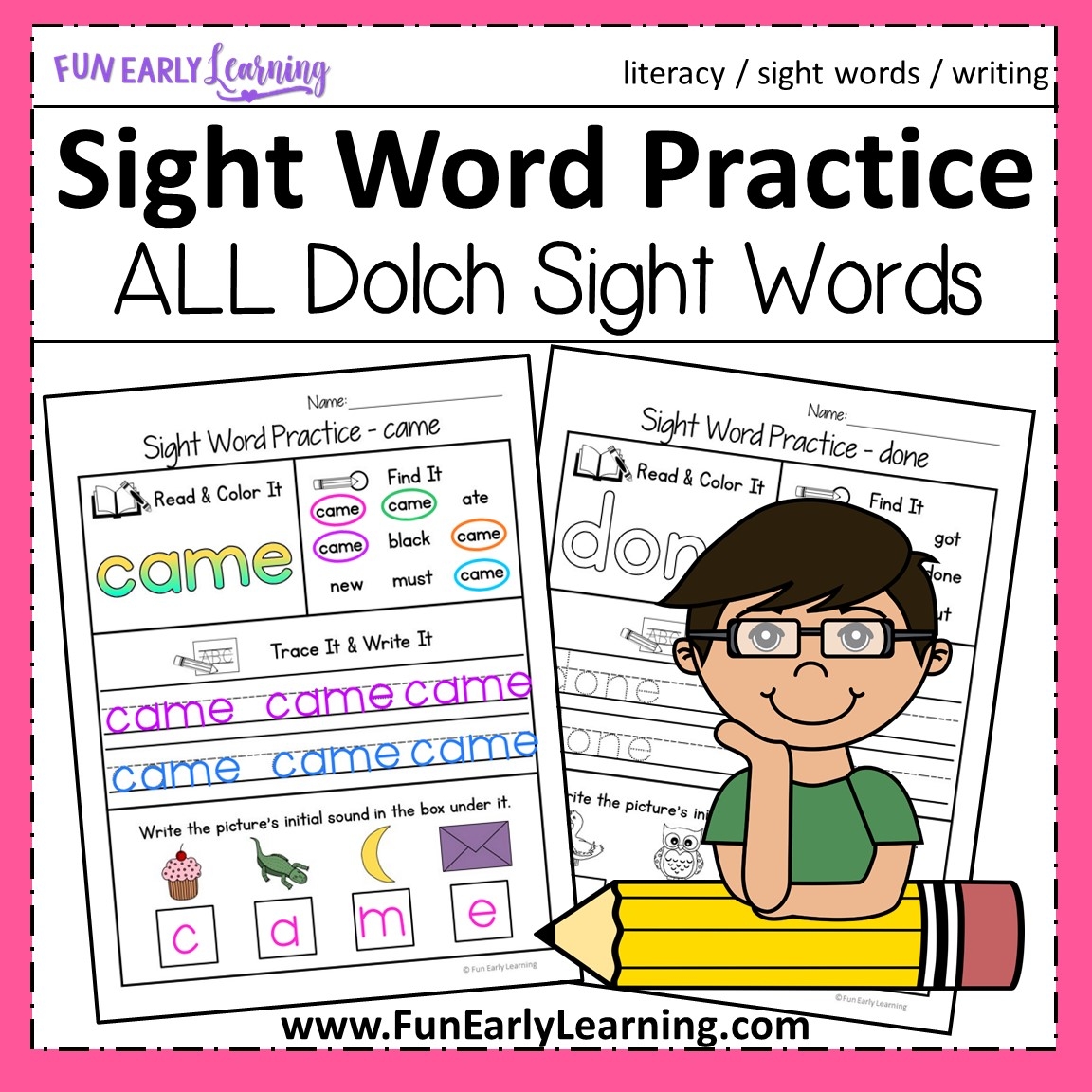 Dolch Sight Word Practice Bundle Dolch Sight Word Practice Bundle