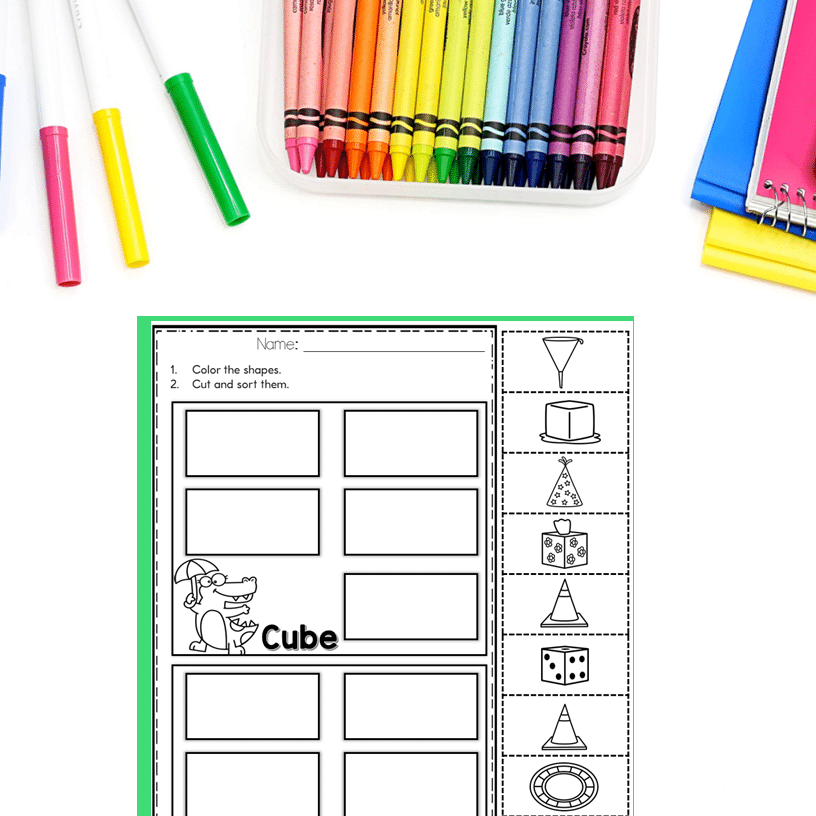 Dollar Deal Spring Math Worksheets For Kindergarten W Addition 