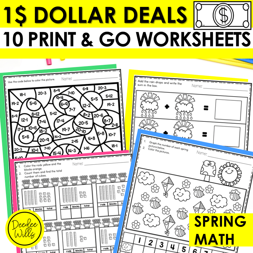 Math Practice Worksheets Kindergarten