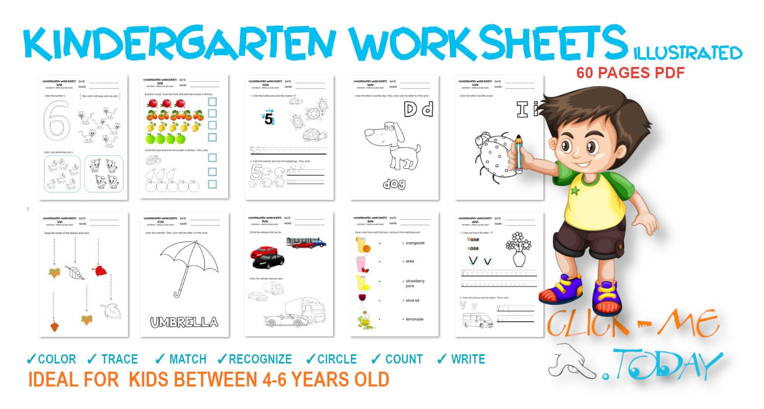 Download 60 Free Printable Kindergarten Worksheets PDF Download 60 Free Printable Kindergarten Worksheets PDF