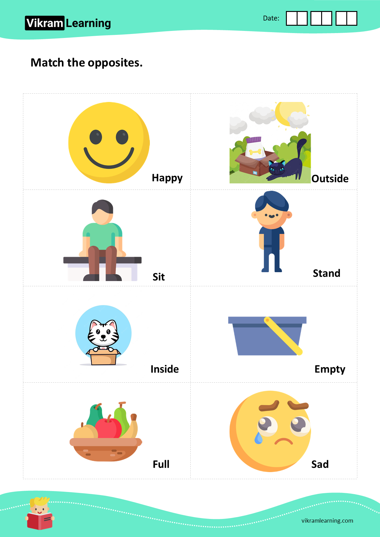 Download Circle The Opposites Worksheets For Free Vikramlearning