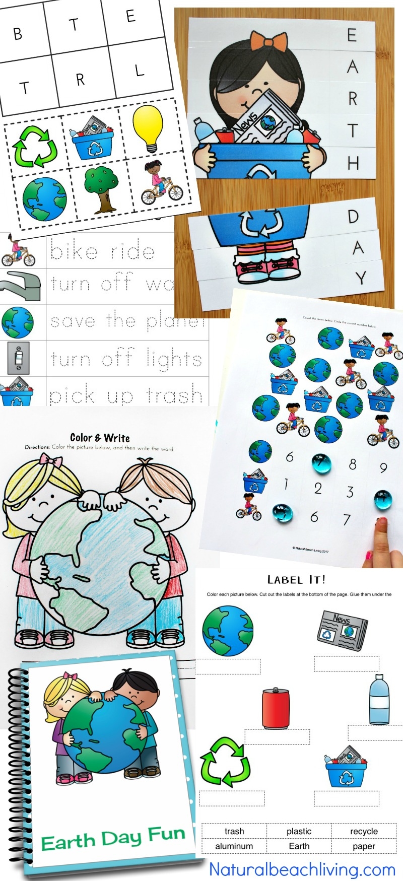 Earth Day Activities For Preschool U0026 Kindergarten Free Printables Natural Beach Living