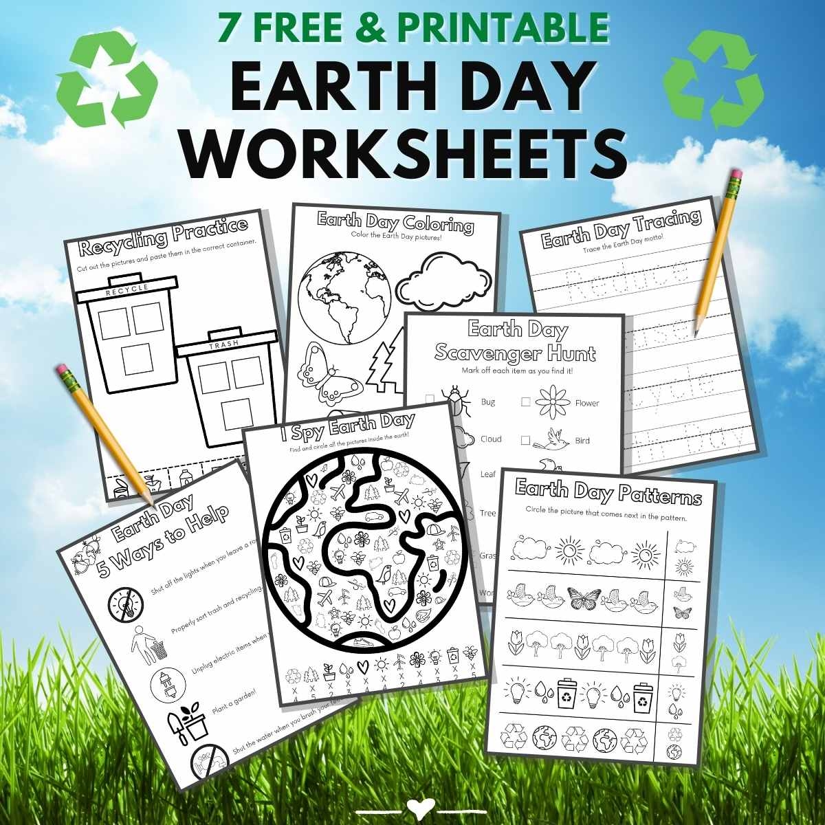 Free Earth Day Worksheets For Kindergarten