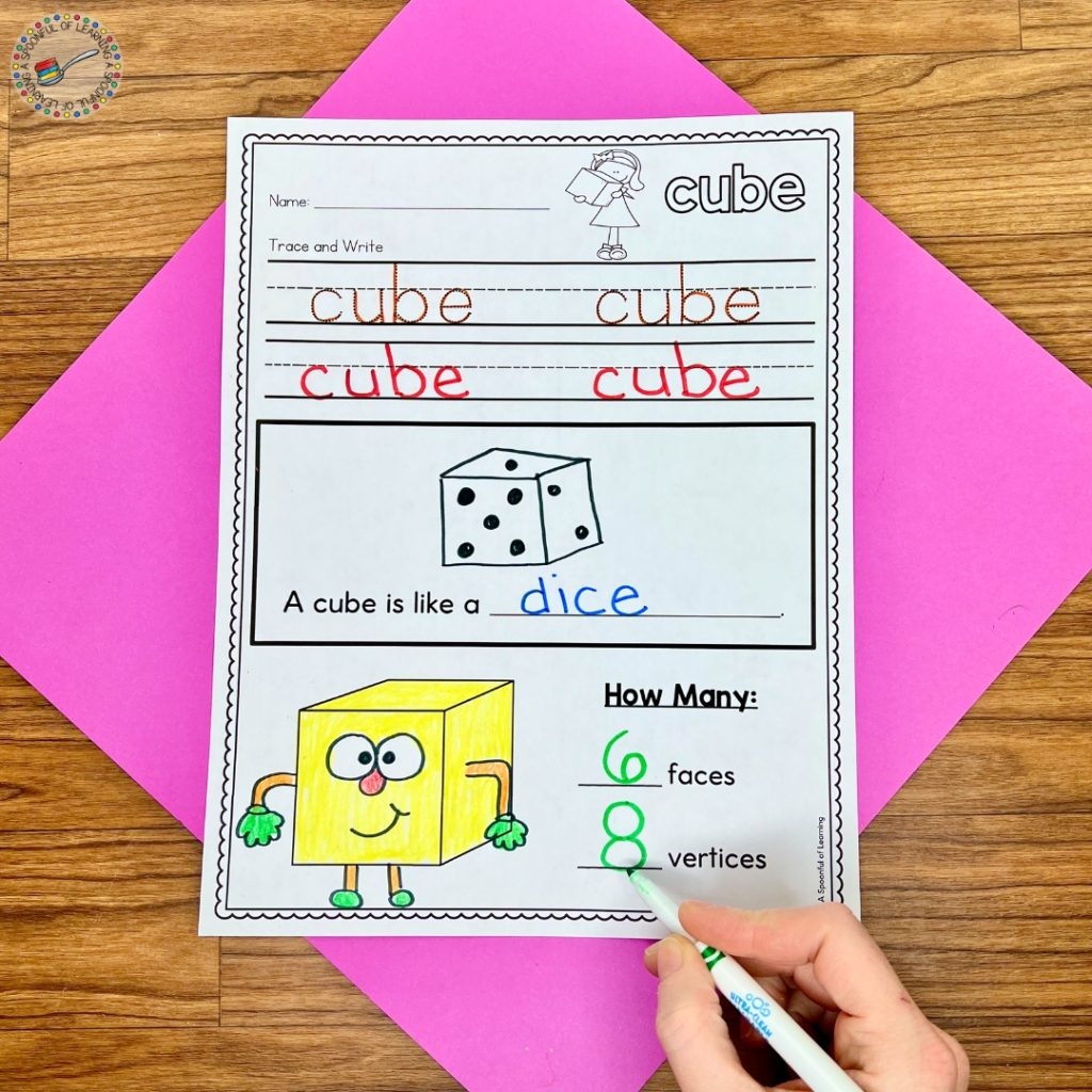 Engaging 3D Shape Activities For Kindergarten A Spoonful Of Learning