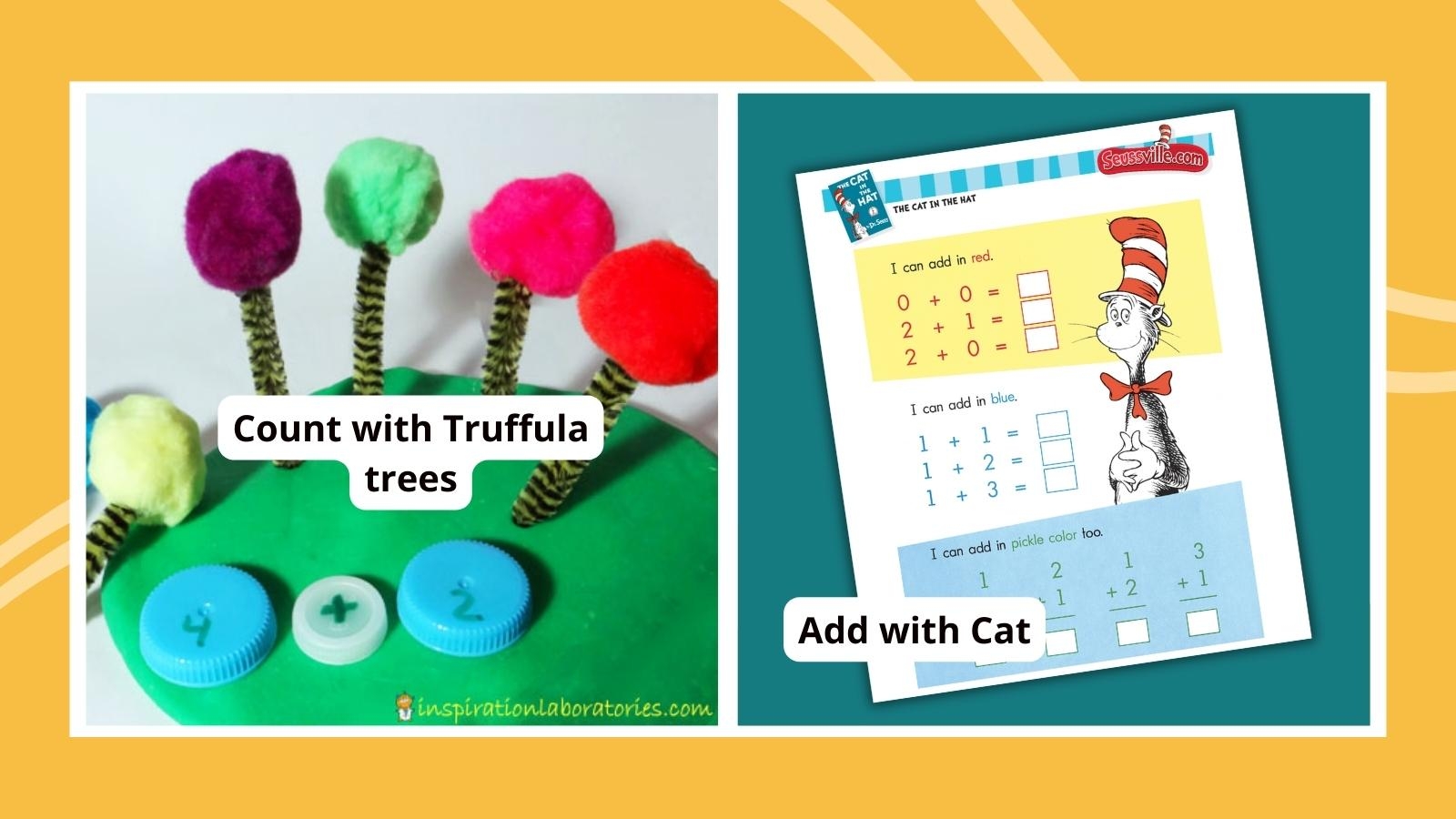 Dr Seuss Kindergarten Math Worksheet