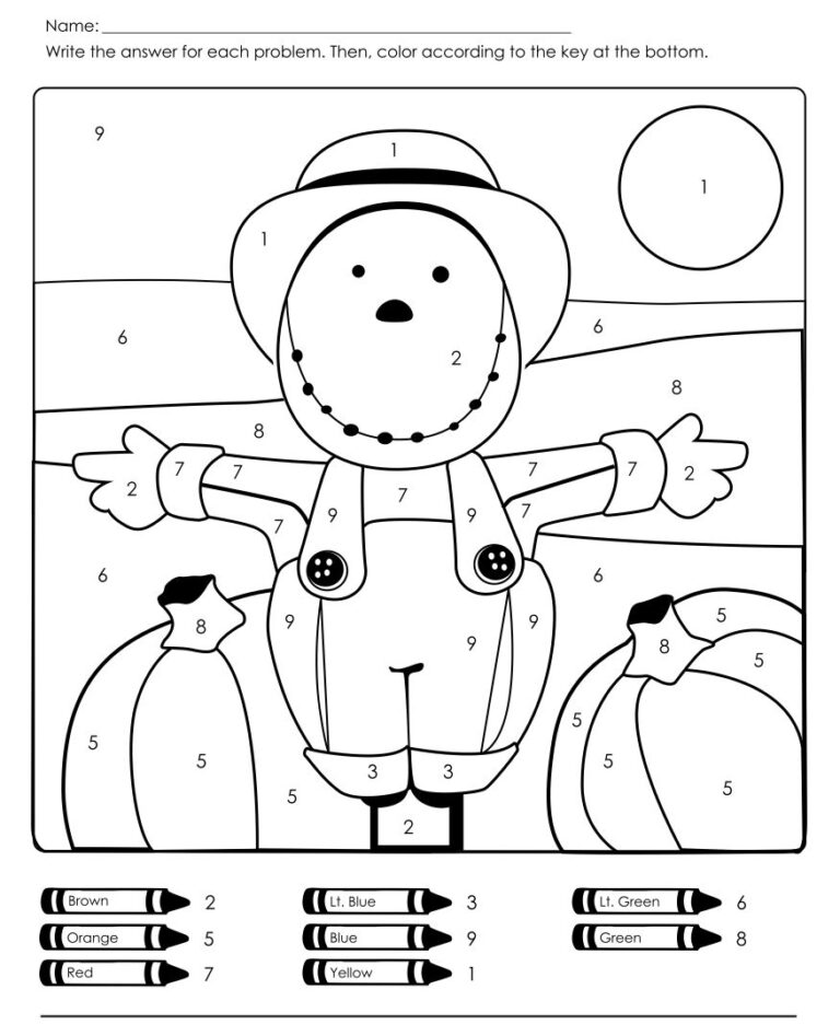 Engaging Fall Worksheets For Kindergarten Fun Learning Activities