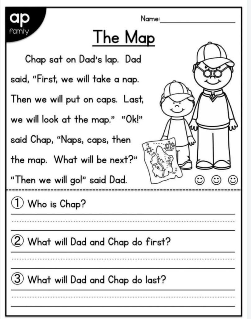 Free Online Kindergarten Reading Worksheets