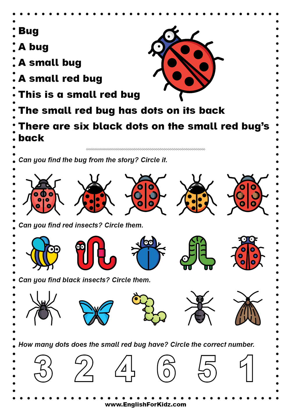 Fun Kindergarten Worksheets Free Reading