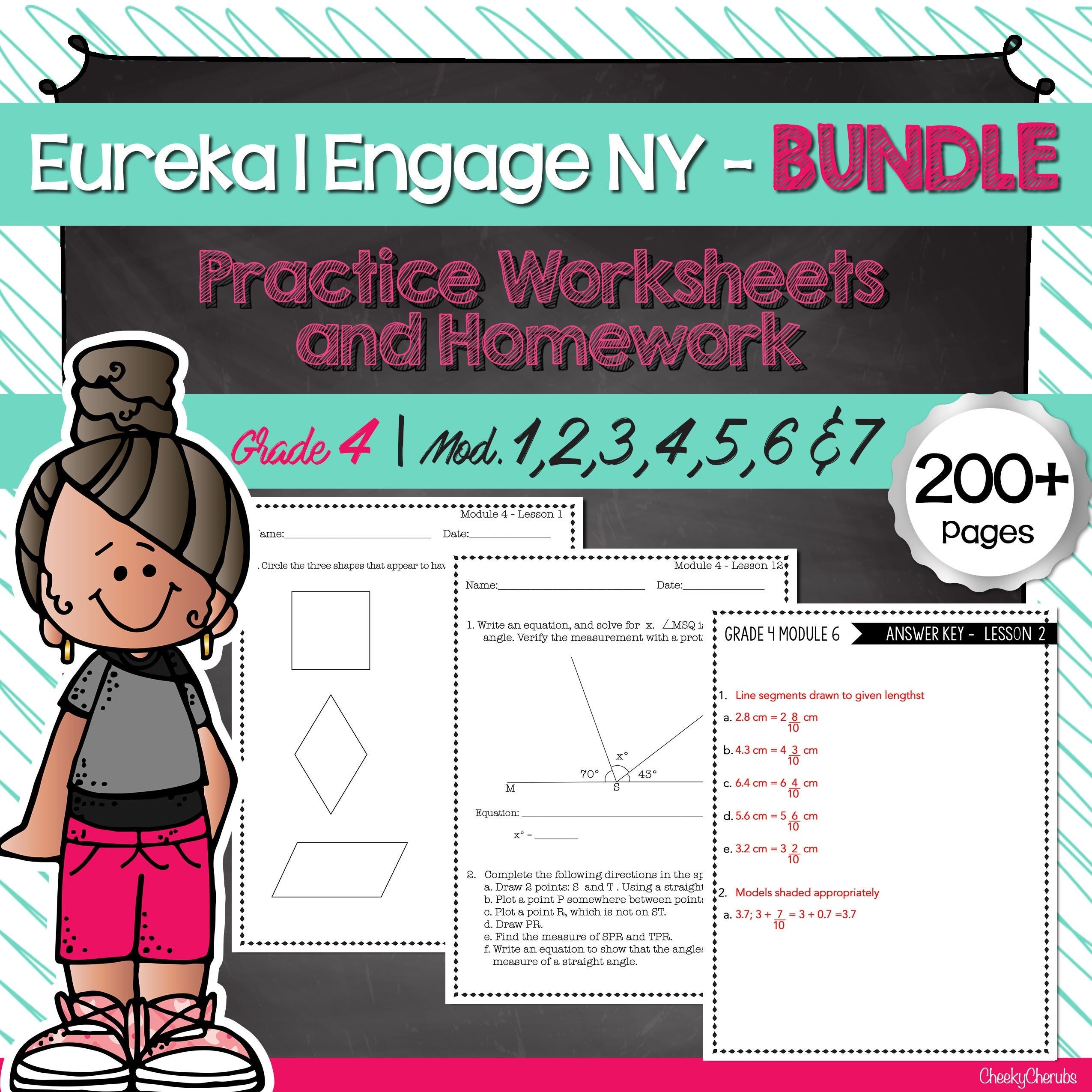 Eureka Math Kindergarten Module 4 Worksheets