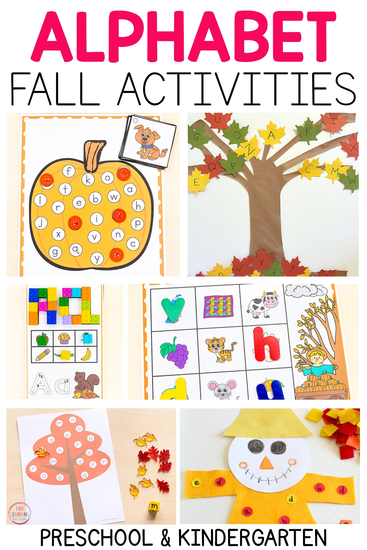 Fall Alphabet Activities Fall Alphabet Activities