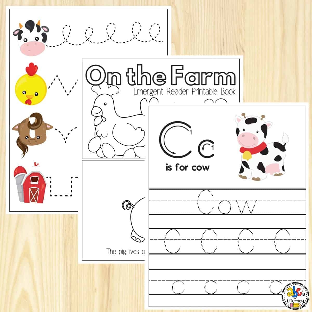 Free Farm Animals Worksheets For Kindergarten