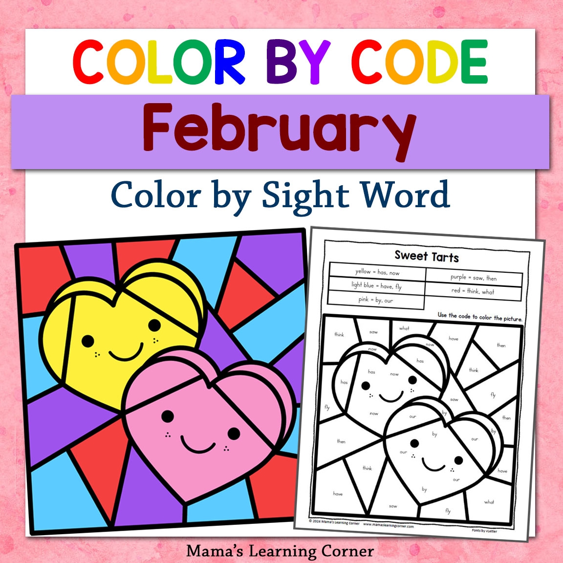 February Color By Sight Word Worksheets Made By Teachers February Color By Sight Word Worksheets Made By Teachers