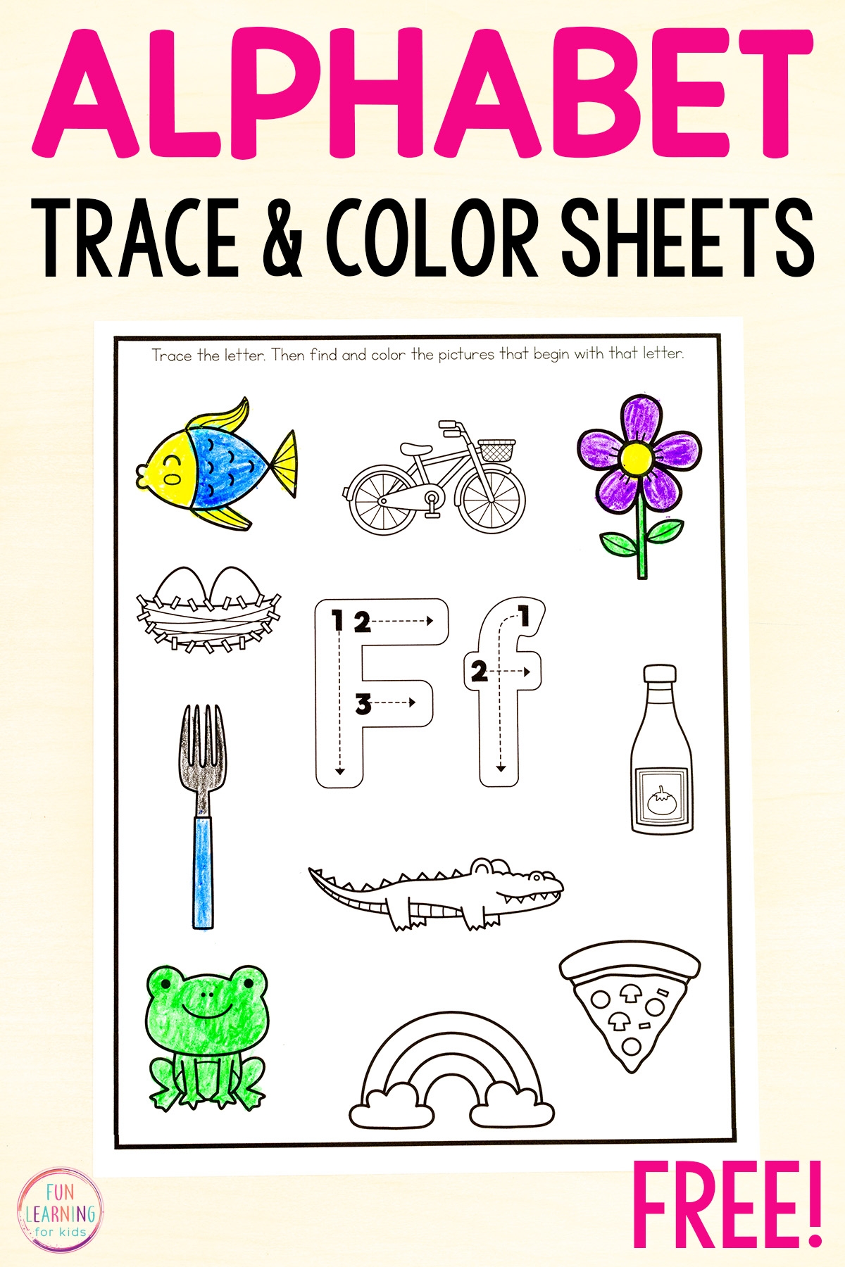 Kindergarten Letter Sounds Printable Worksheets