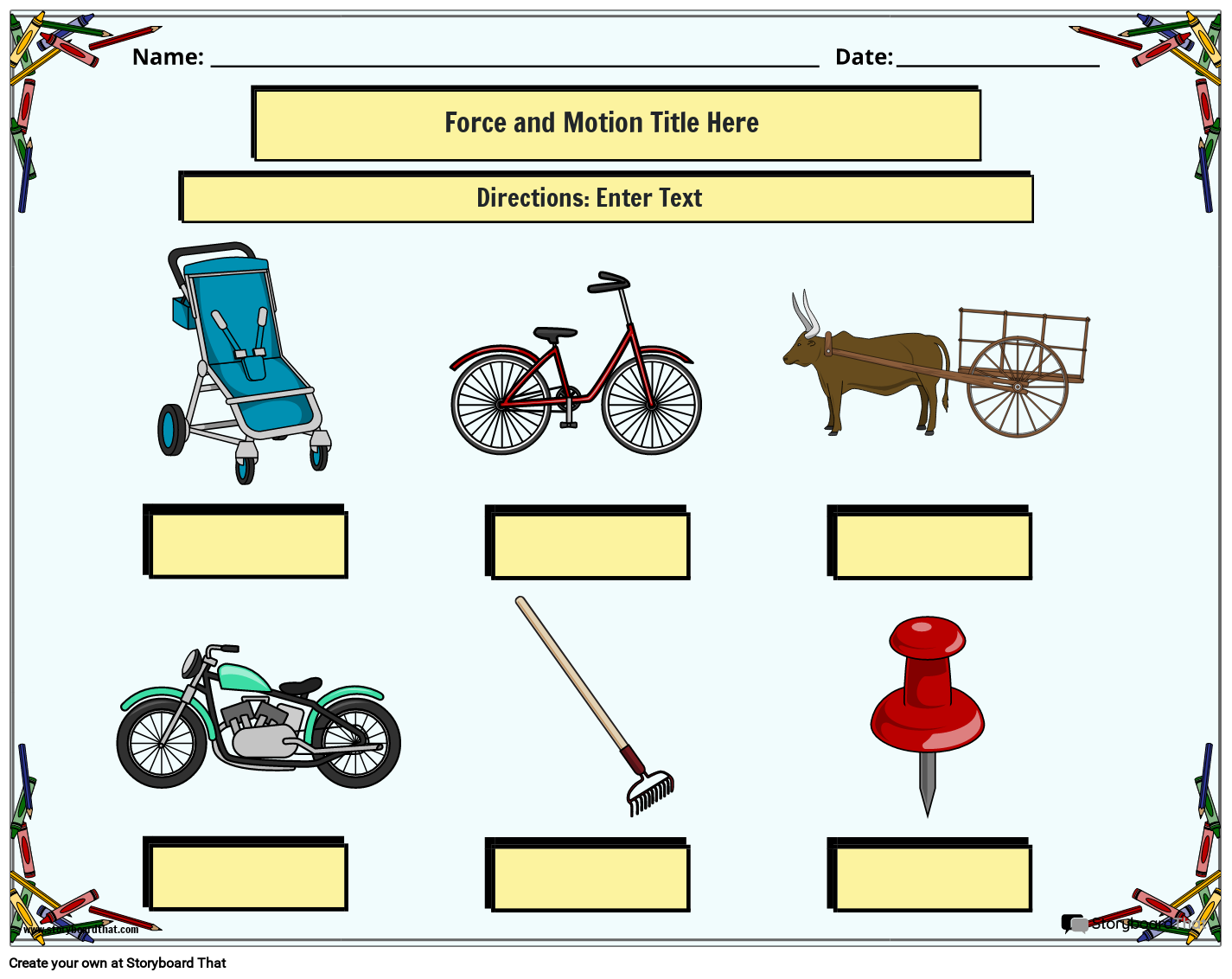 Force And Motion Worksheets Mass Dynamics For Kids