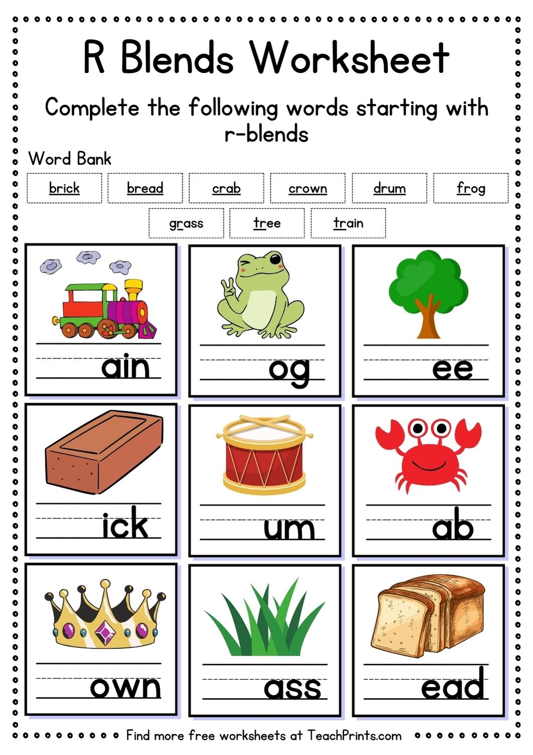 Free am Word Family Worksheets Teach Prints