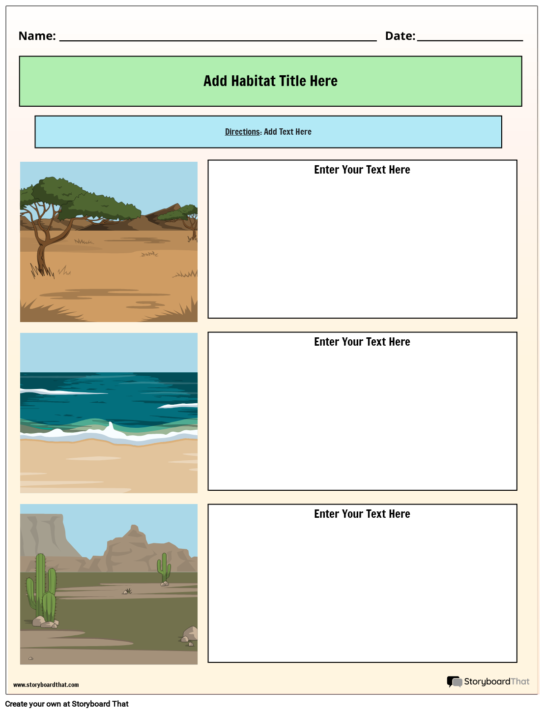 Free Animal Habitats Worksheets Activities U0026 Printables