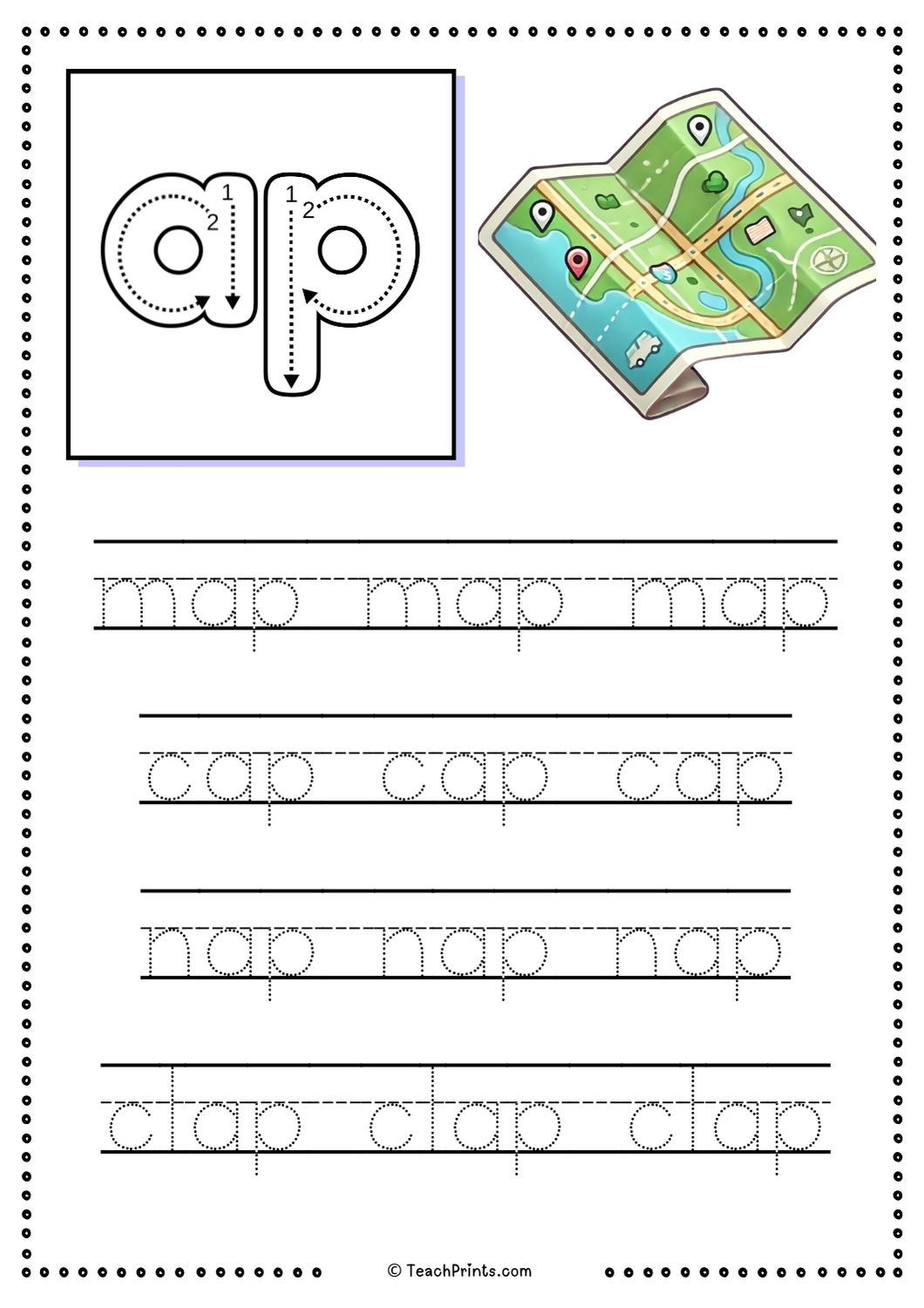 Free Ap Word Family Worksheets Teach Prints Free Ap Word Family Worksheets Teach Prints
