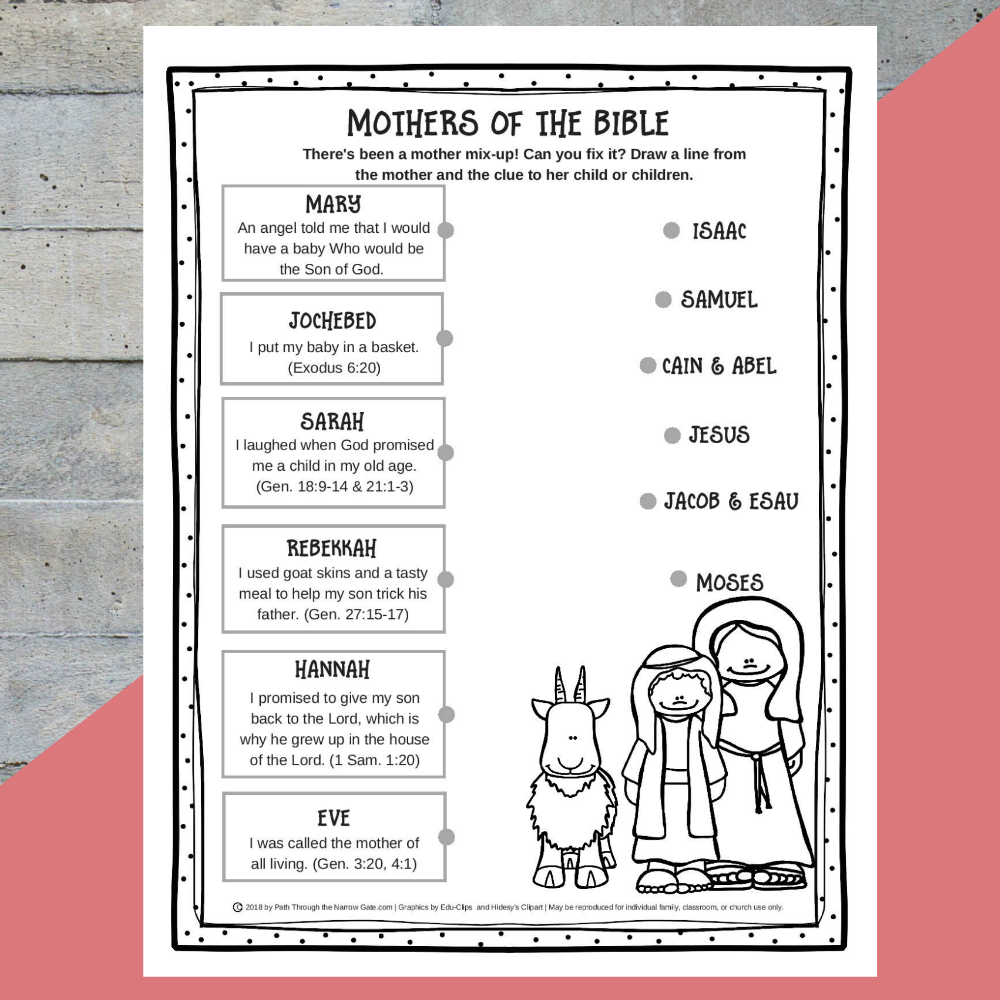 Free Bible Worksheets For Kindergarten Worksheets Library