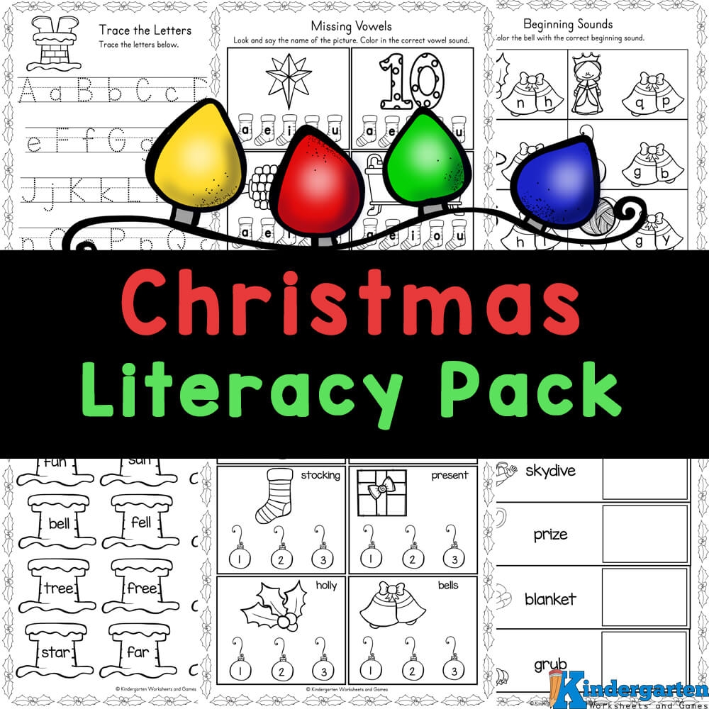 Printable Christmas Worksheets For Kindergarten