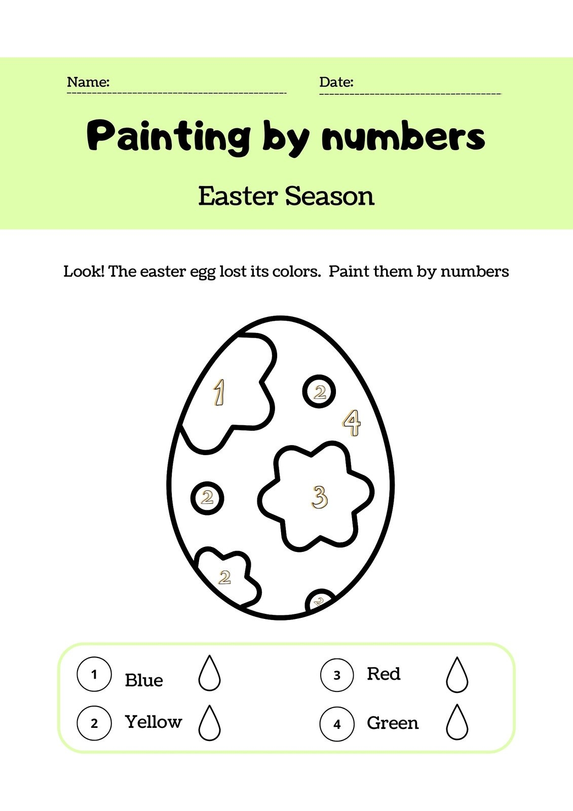 Free Custom Printable Easter Worksheet Templates Canva
