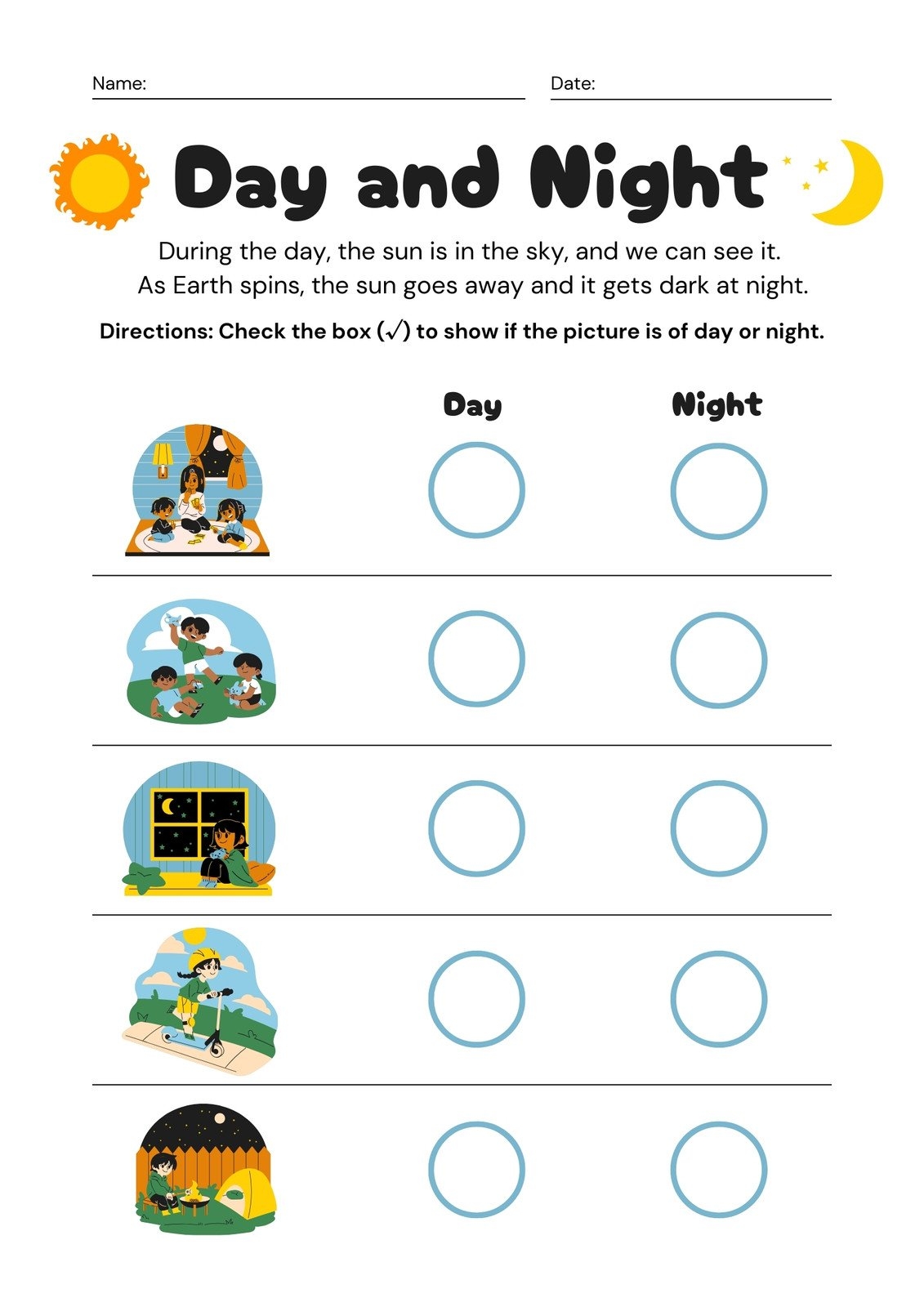 Kindergarten Science Worksheets Free