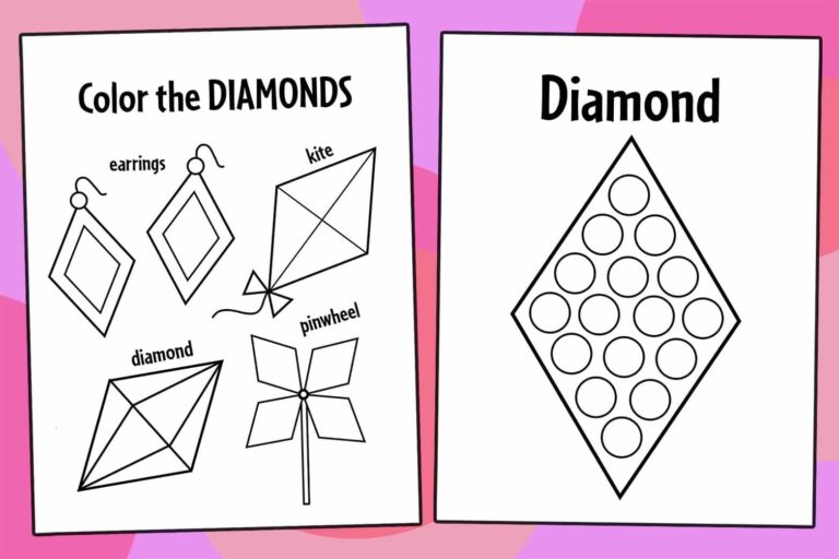 Free Diamond Worksheet Download Free Diamond Worksheet Png Images Free Worksheets On Clipart Library