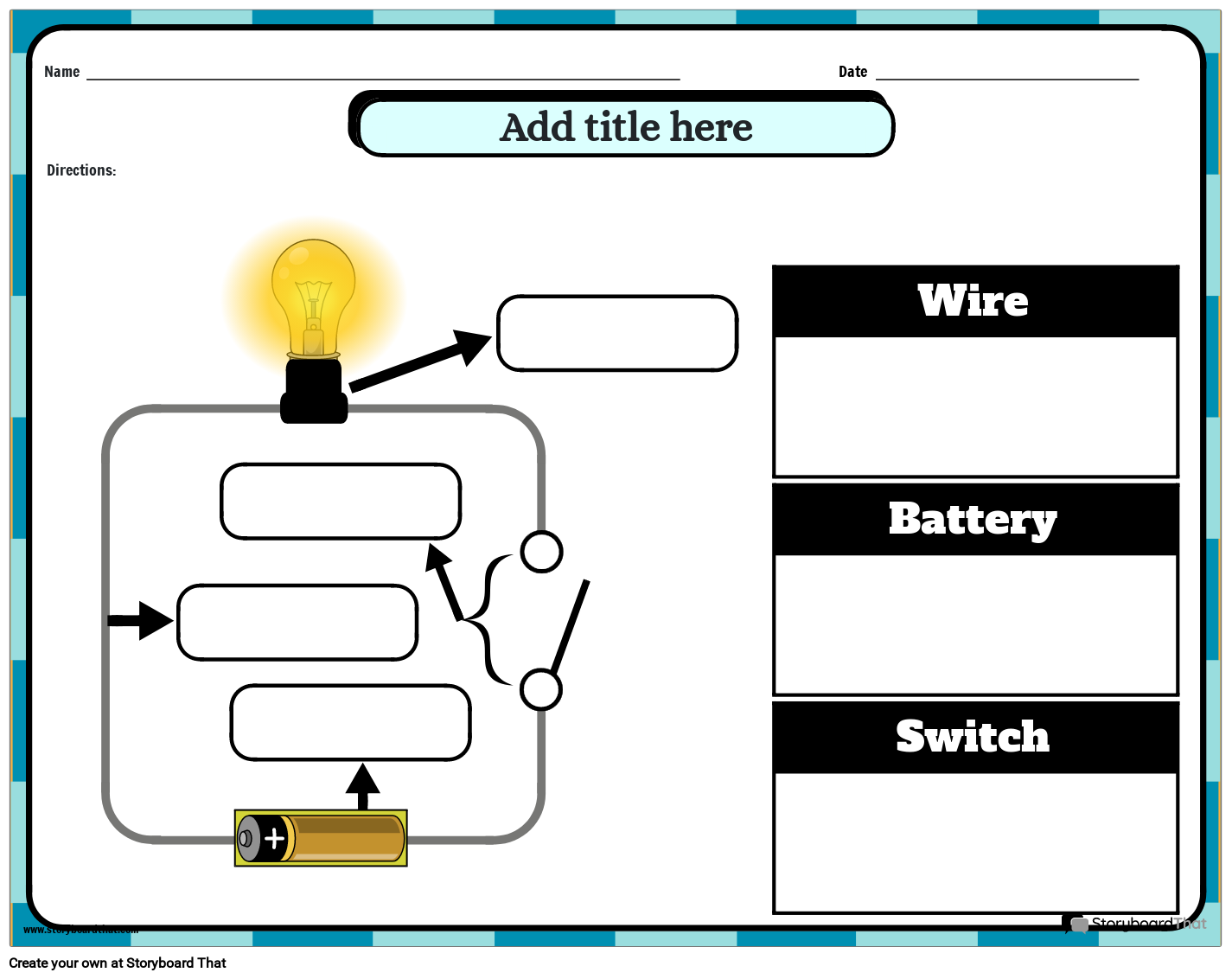 Electricity Worksheet Printable For Kindergarten