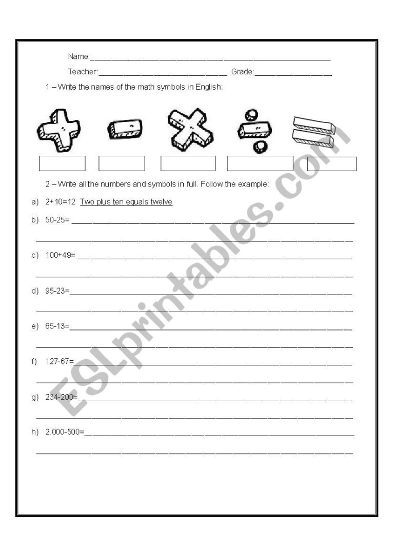 Free Esl Math Worksheet Download Free Esl Math Worksheet Png Images Free Worksheets On Clipart Library