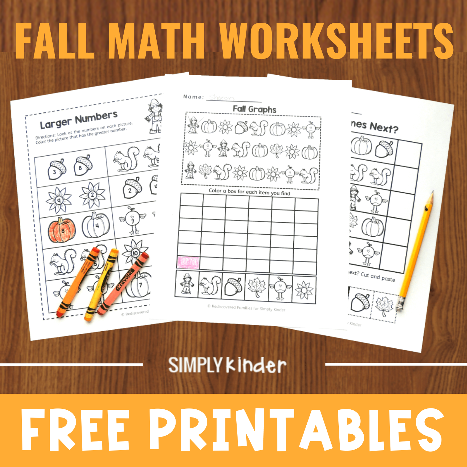 Kindergarten Free Printable Math Worksheets