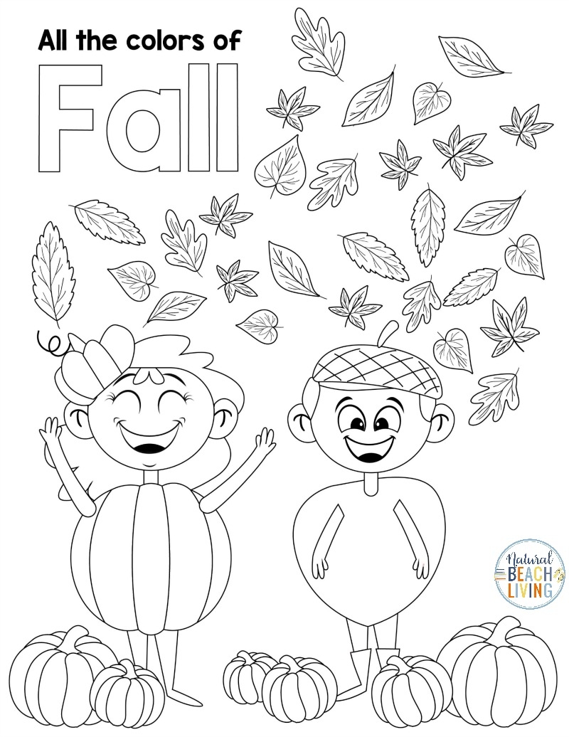 Free Fall Worksheets Kindergarten