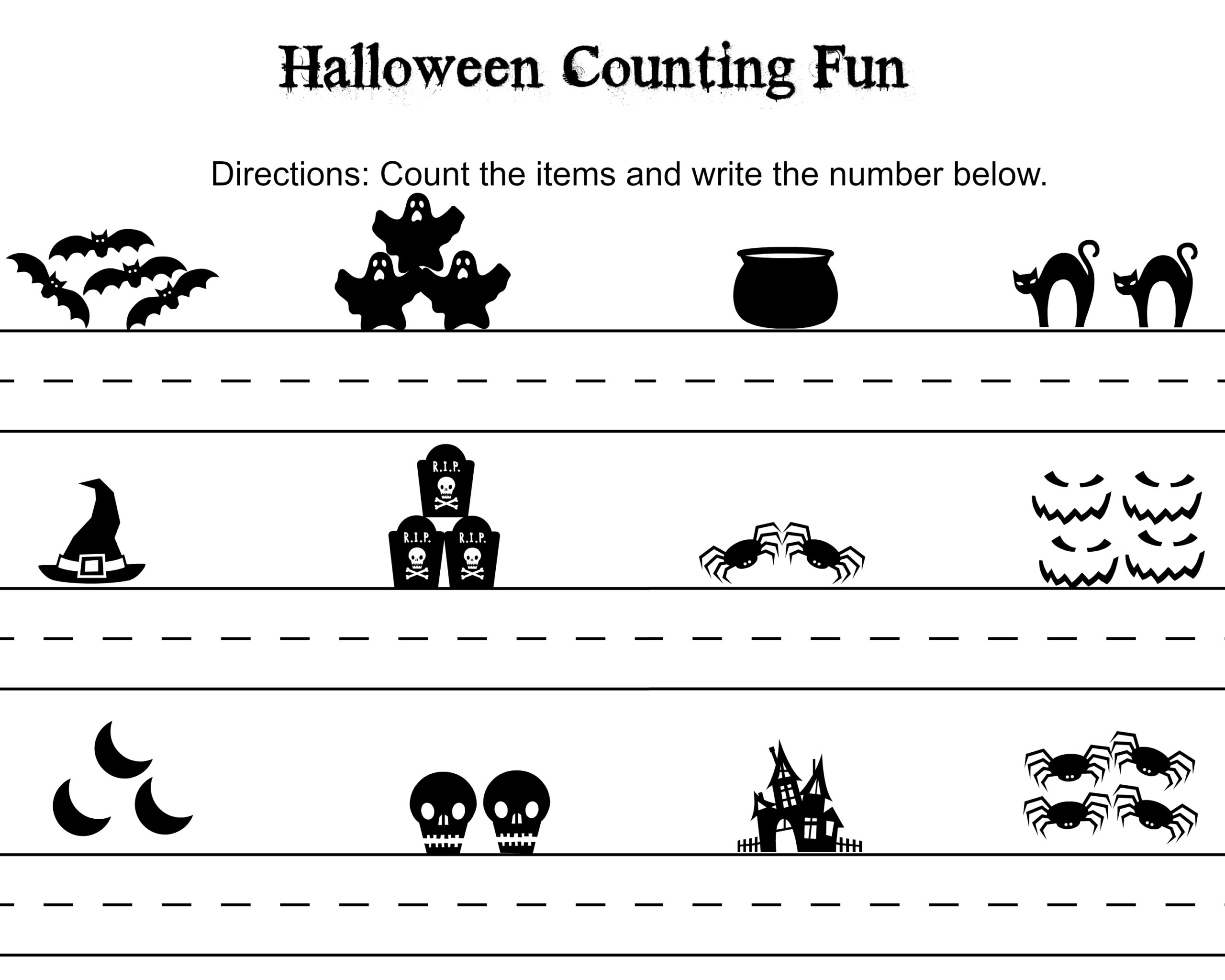 FREE Halloween Word Search U0026 Counting Printables FREE Halloween Word Search U0026 Counting Printables