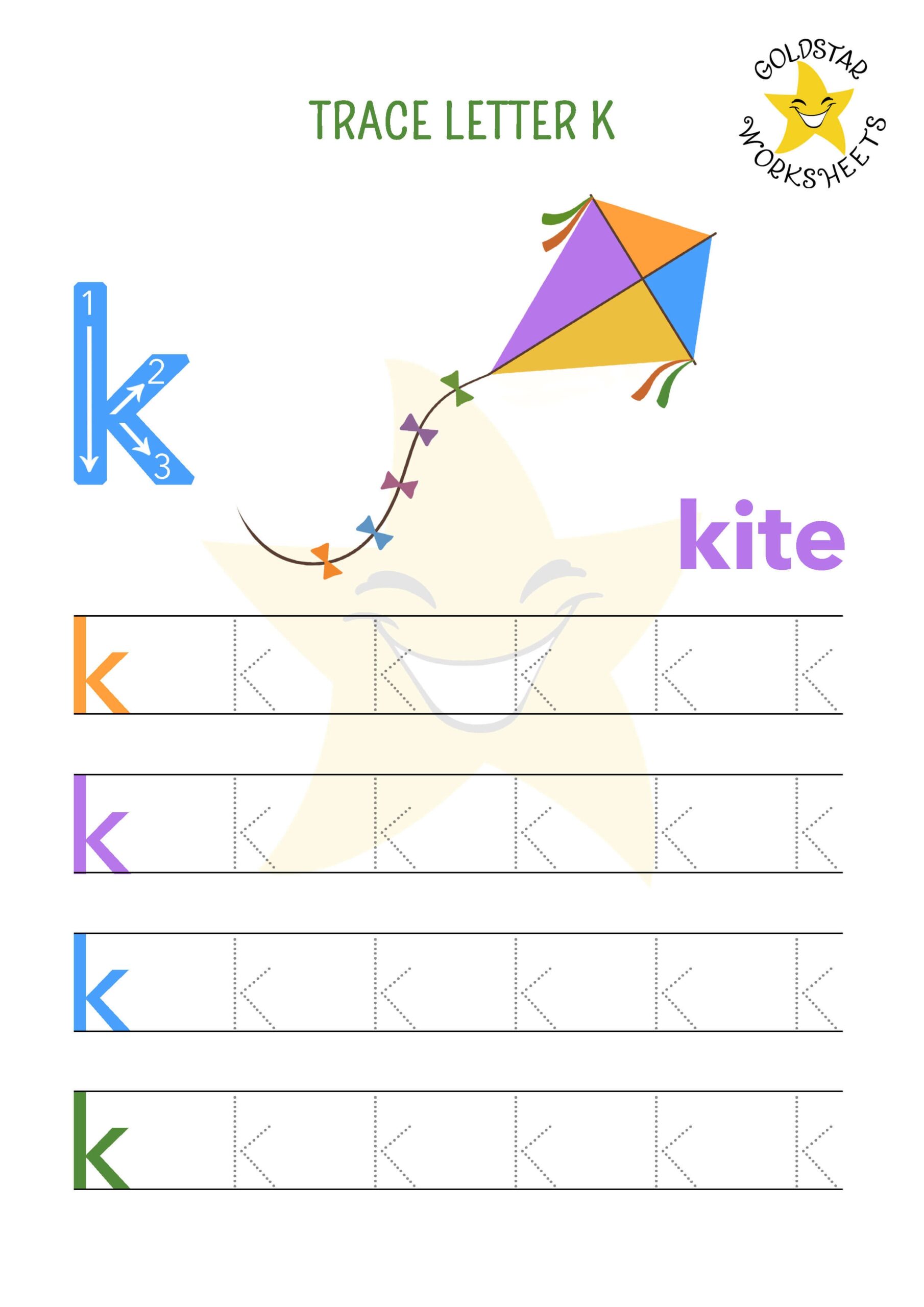 Free Letter K Tracing Worksheets Kangaroo Koala U0026 More 