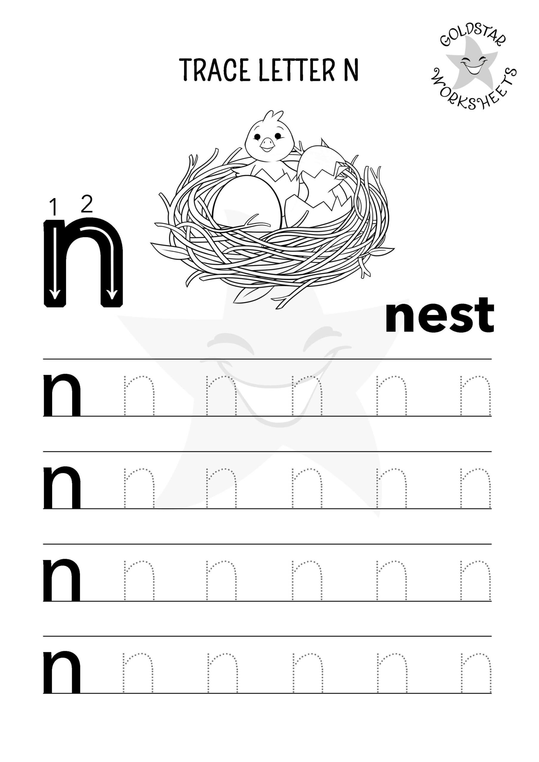 Free Letter N Tracing Worksheets Fun Designs Perfect For Preschool Free Letter N Tracing Worksheets Fun Designs Perfect For Preschool