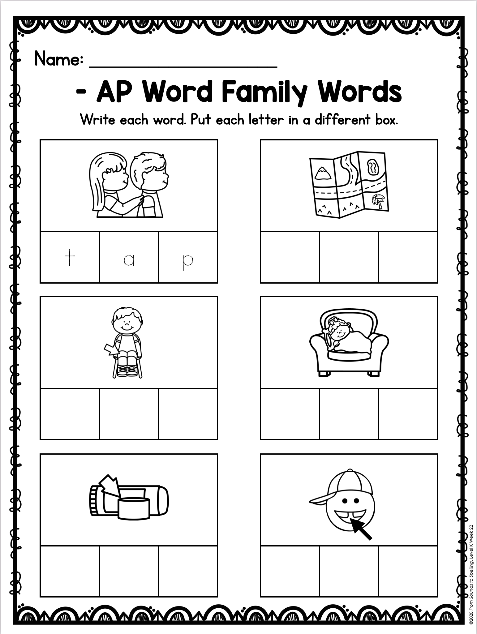 Kindergarten Sounding Out Words Worksheet Kindergarten Sounding Out Words Worksheet