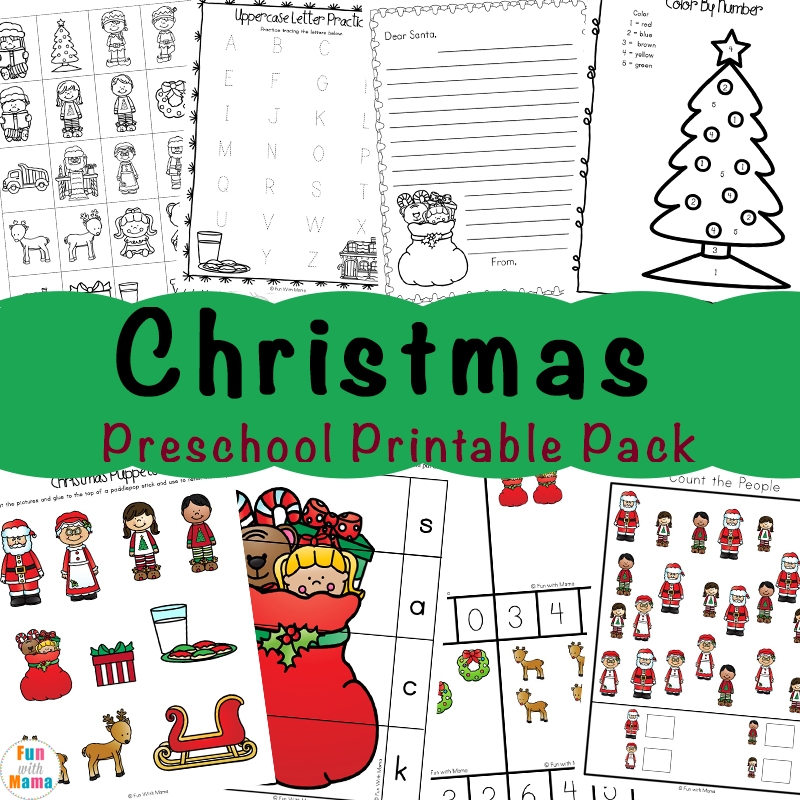 Kindergarten Christmas Worksheets Free Printables