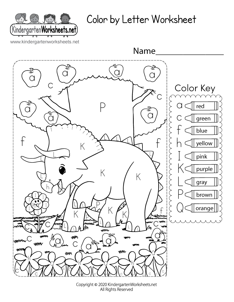 Free Printable Colors Worksheets For Kindergarten