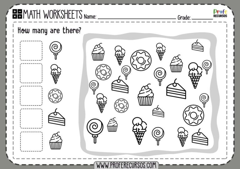 Free Printable Counting Worksheets For Kindergarten Worksheets Library