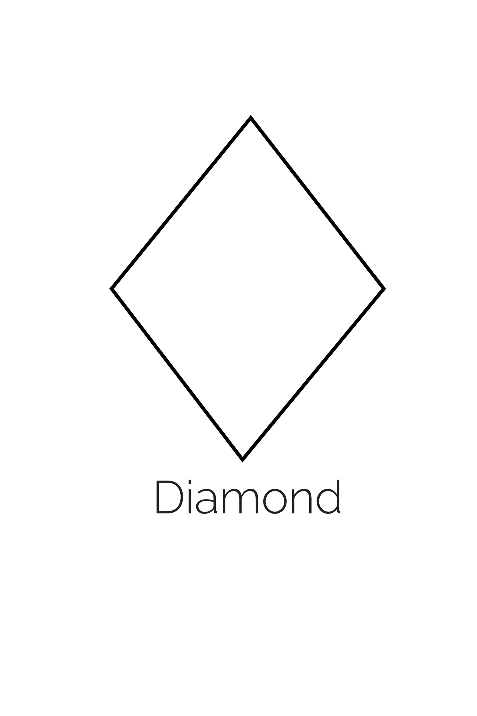 Free Printable Diamond Shape Free Printable Diamond Shape
