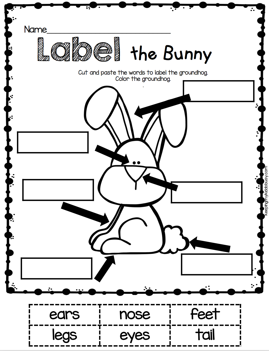 FREE Printable Easter Worksheets For Preschool My Nerdy Teacher Worksheets Library