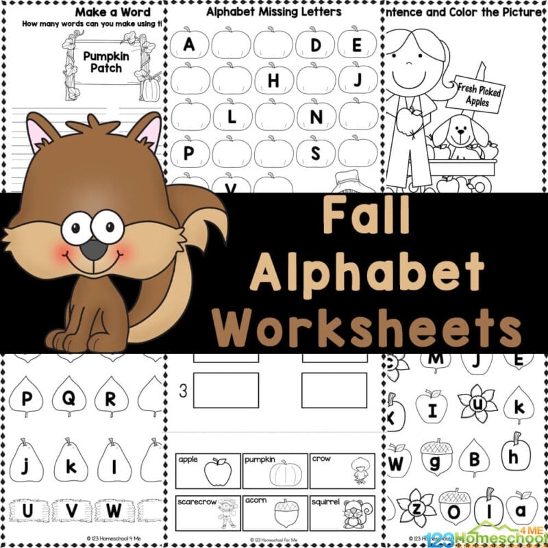 Alphabet Worksheet For Kindergarten Free