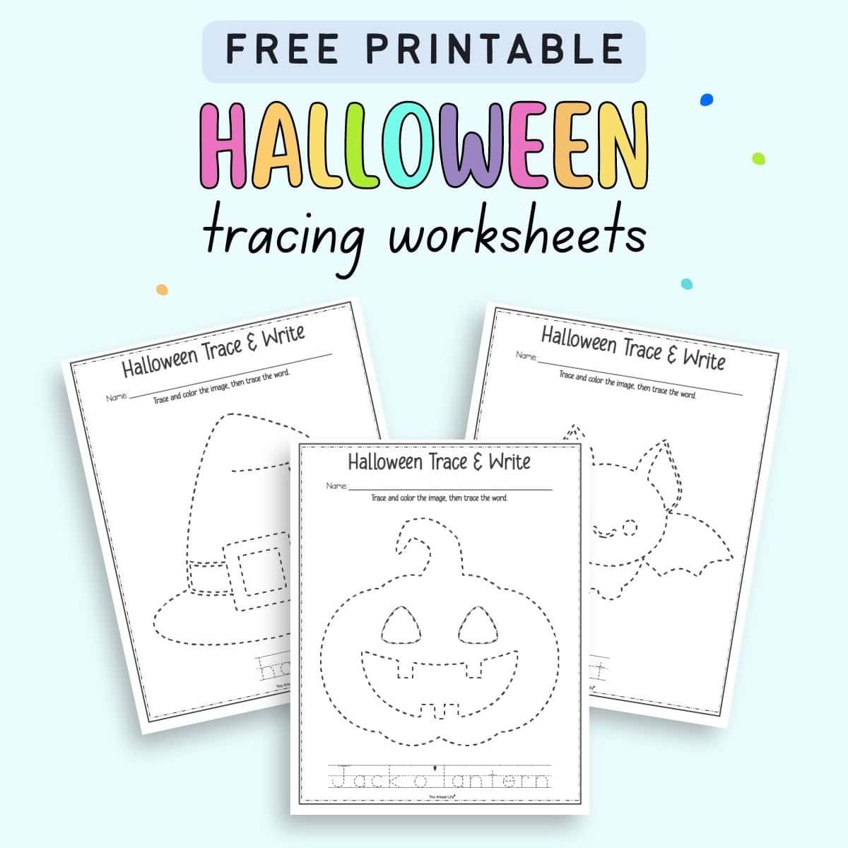 Halloween Kindergarten Worksheets Free