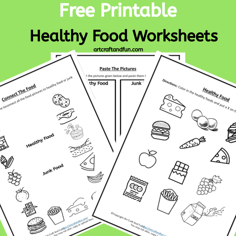 Free Printable Food Worksheets For Kindergarten
