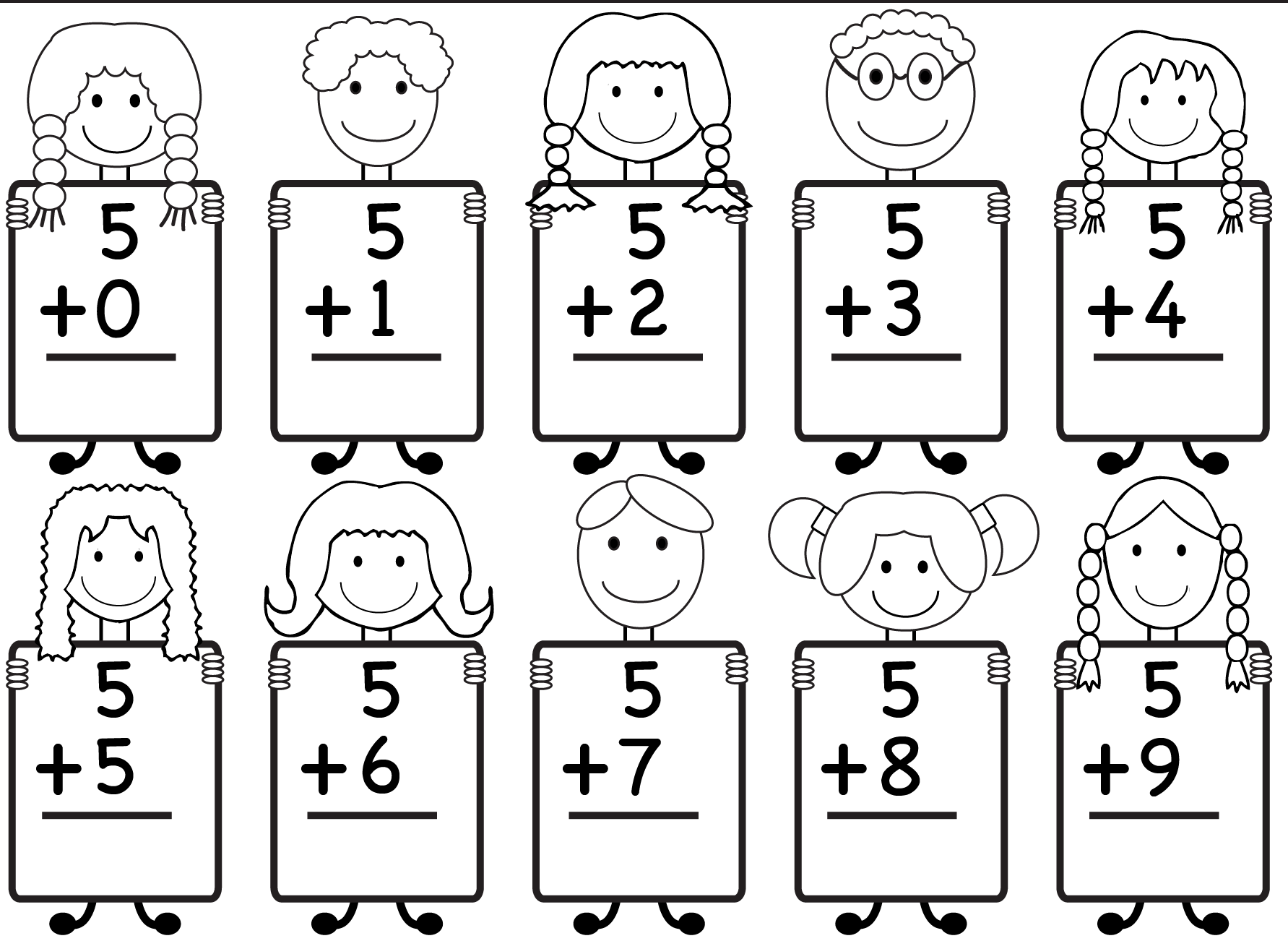 Free Math Worksheets Kindergarten
