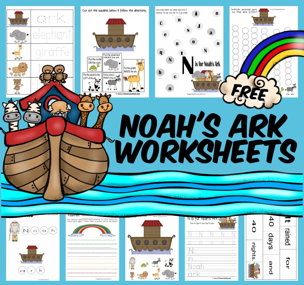 Printable Bible Worksheets For Kindergarten