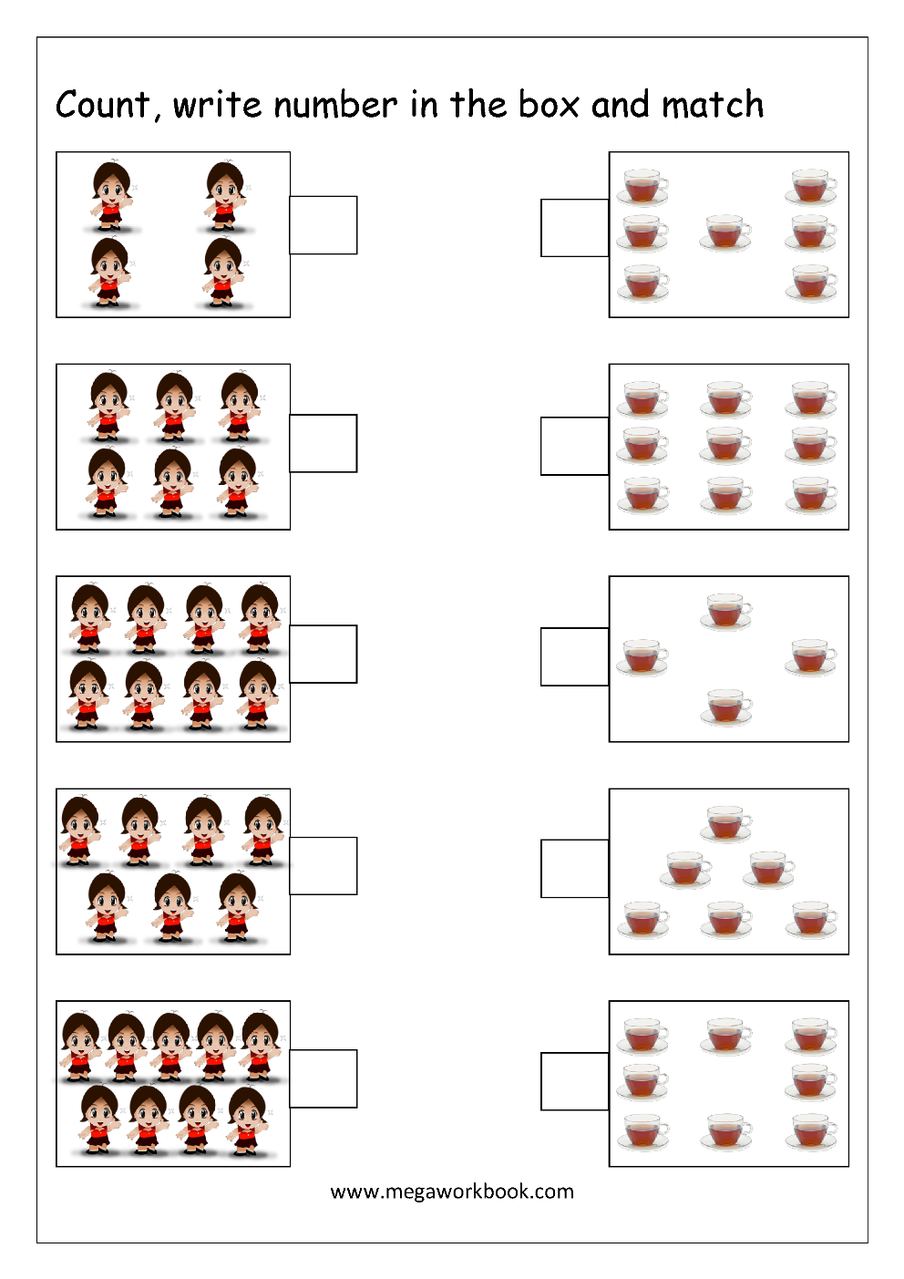 Kindergarten Grouping Math Worksheets